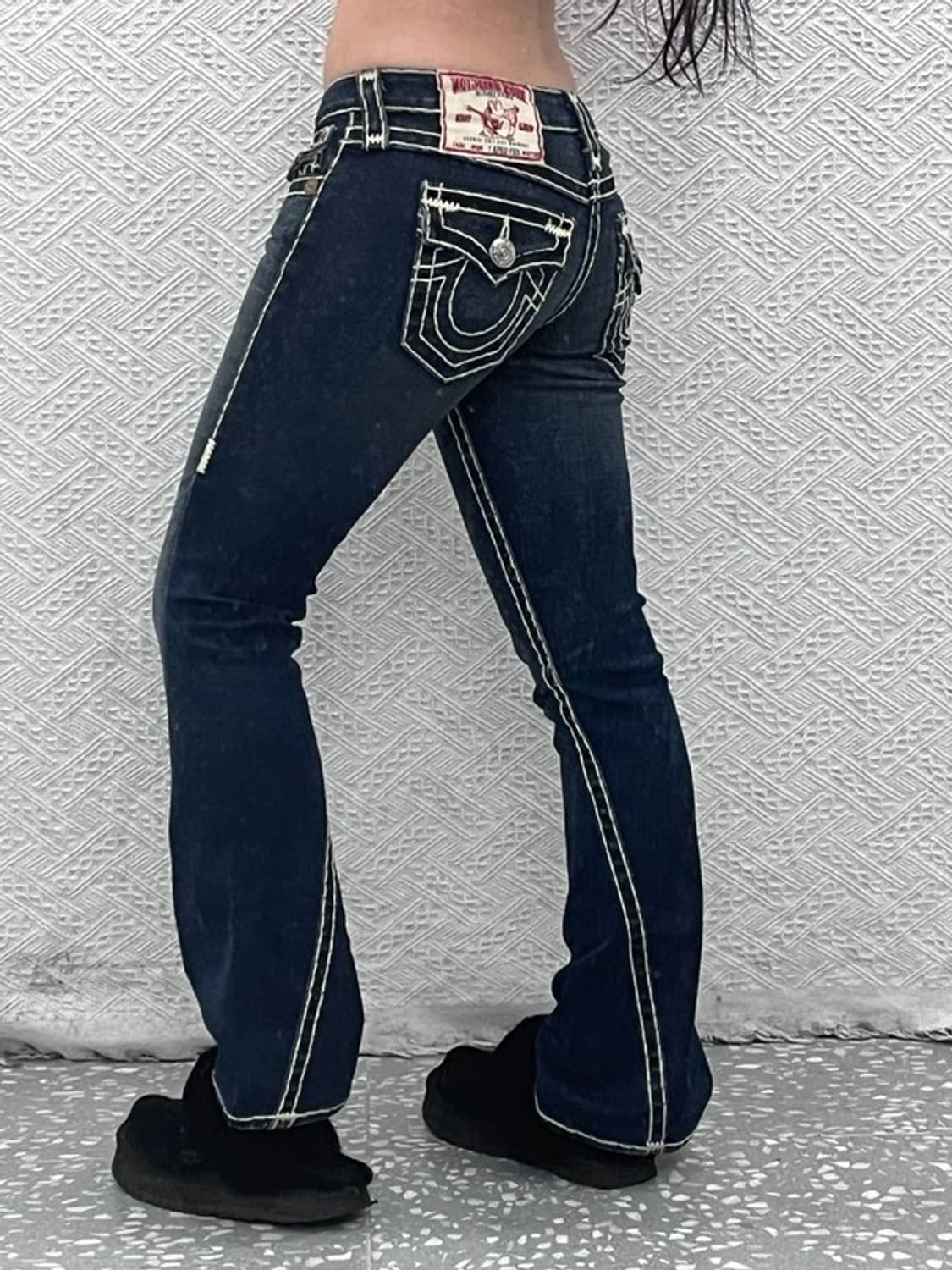 트루릴리전 조이슈퍼티 빈티지 크로스절개 데님팬츠 25 C07267 상품이미지1