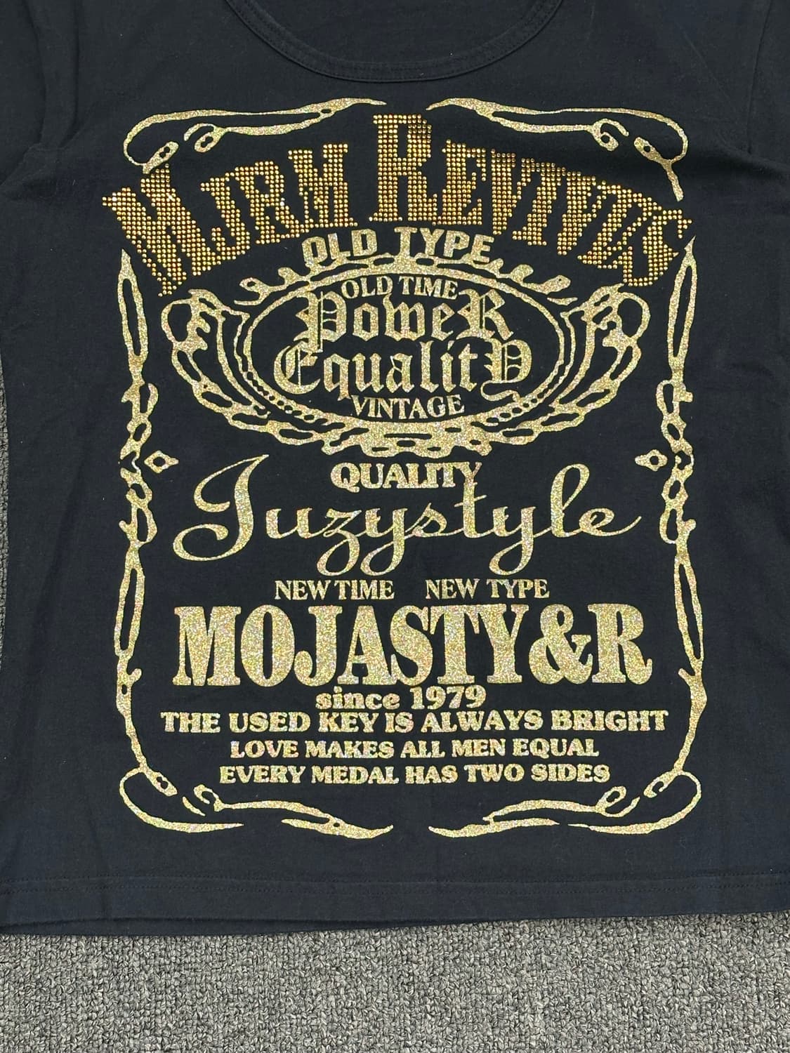 L)semantic Design vintage 여성 큐빅 반팔 상품이미지2