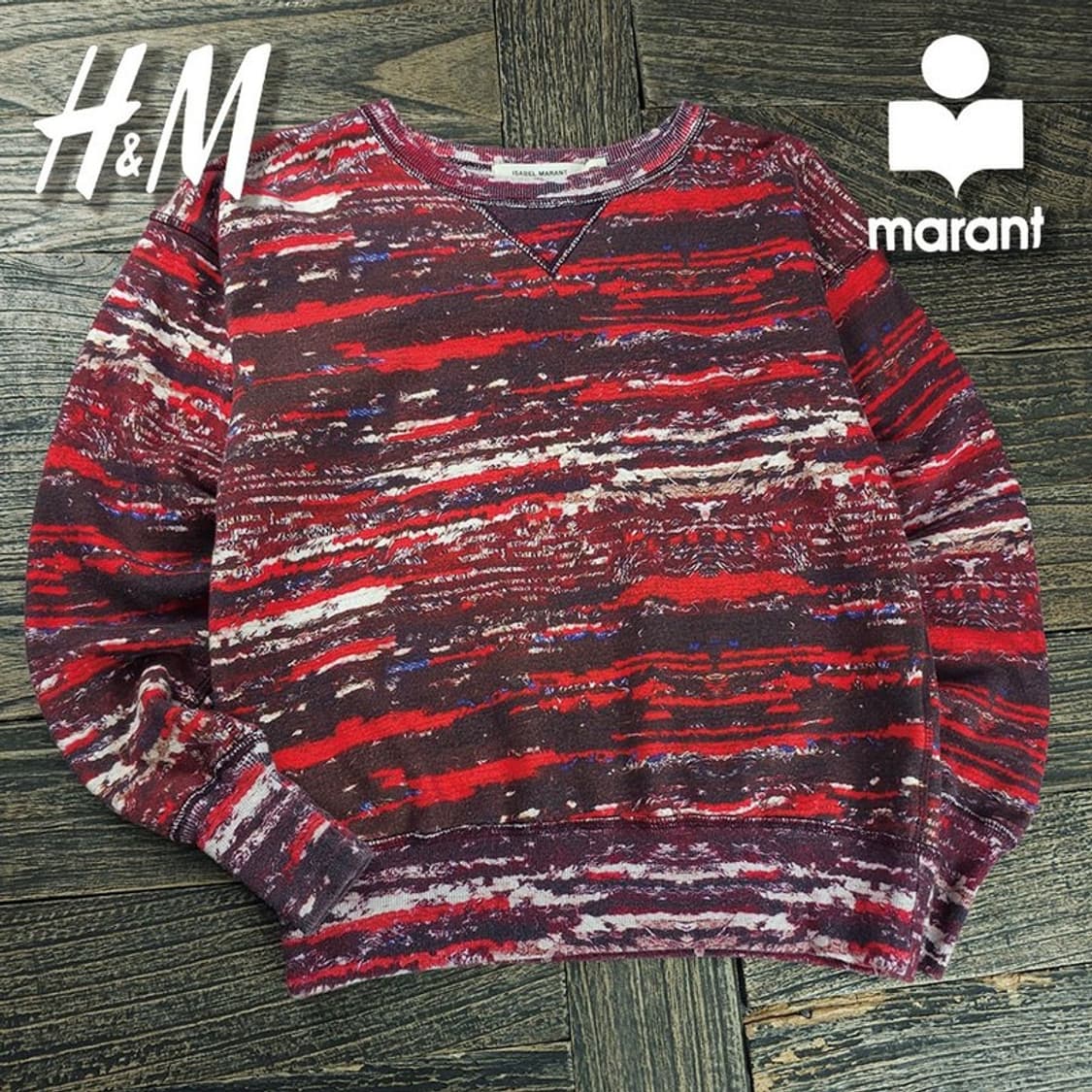 [H&M X 이자벨마랑] 아트 패턴 맨투맨 M20899 상품이미지1