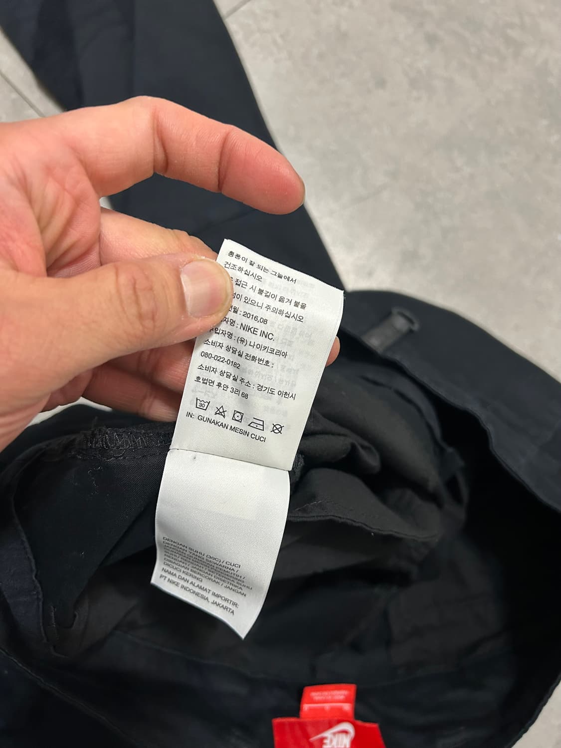 나이키 테크팩 우븐  블랙컬러  카고   빈티지 유틸팬 상품이미지5