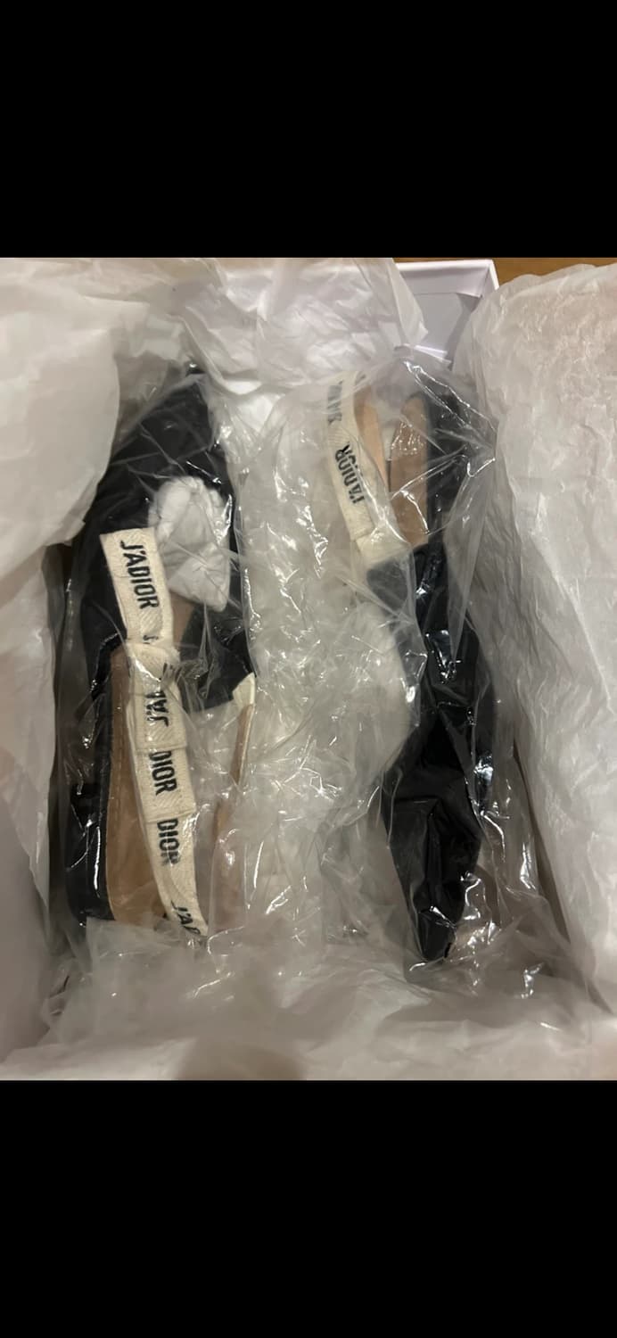 급처(거의새거) Dior 디올 자디올 슬링백 블랙 240 상품이미지5