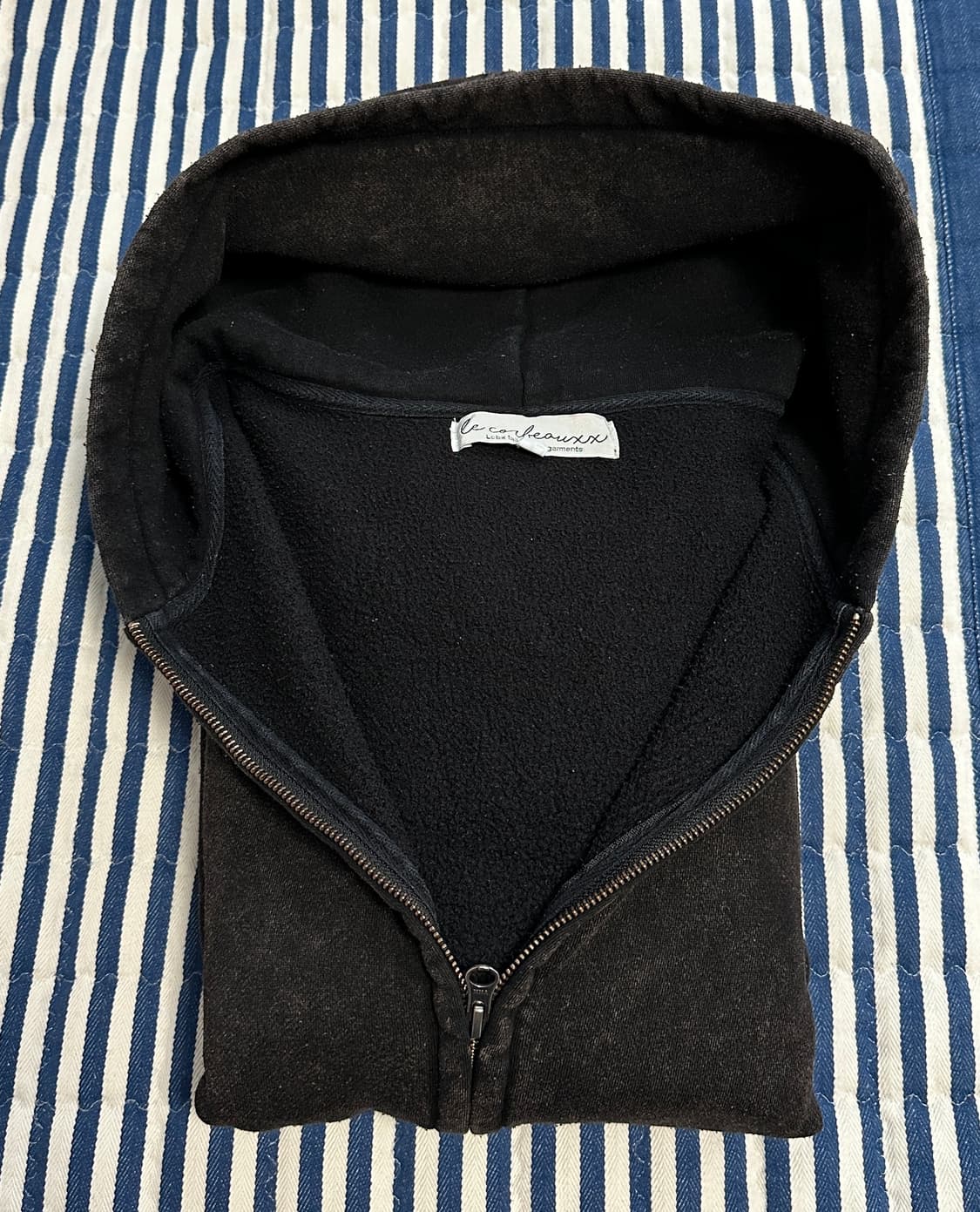 LCBX 후드 집업 블랙 판매합니다 상품이미지3