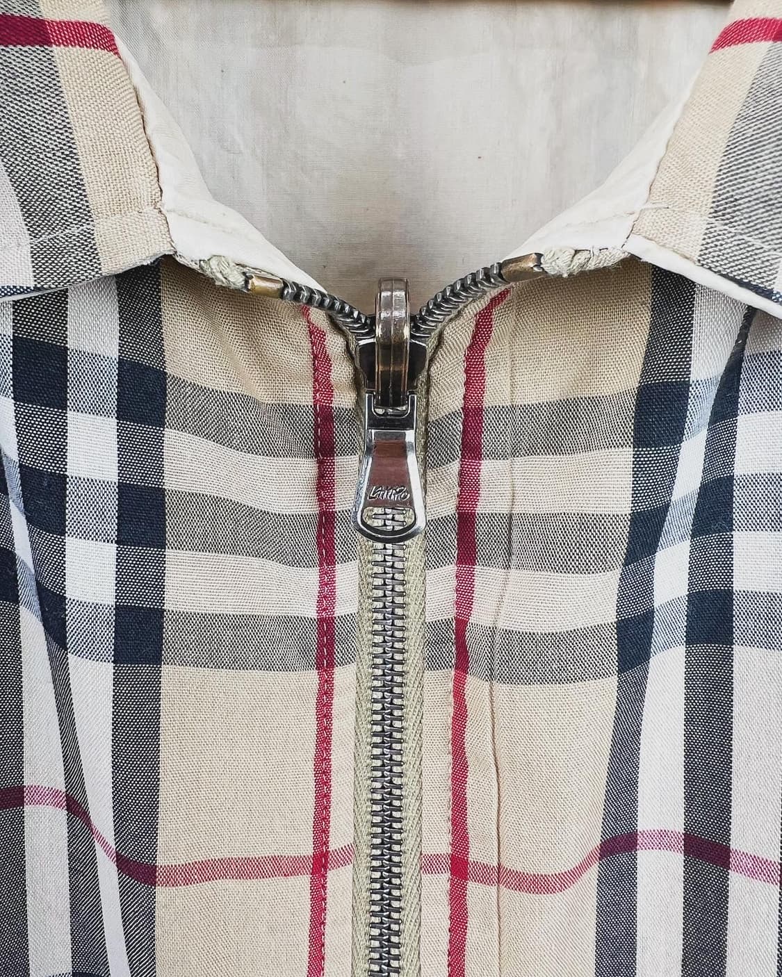 버버리 베이지 노바체크 리버시블 블루종 자켓 상품이미지6