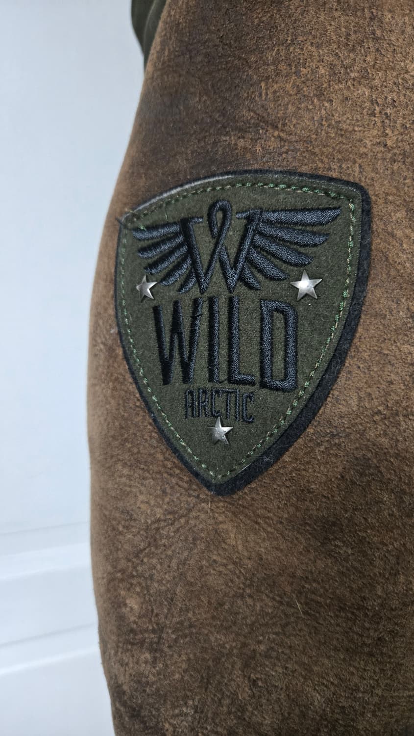 이태리 wild arctic 와일드 아틱 시어링배색 파카 상품이미지3