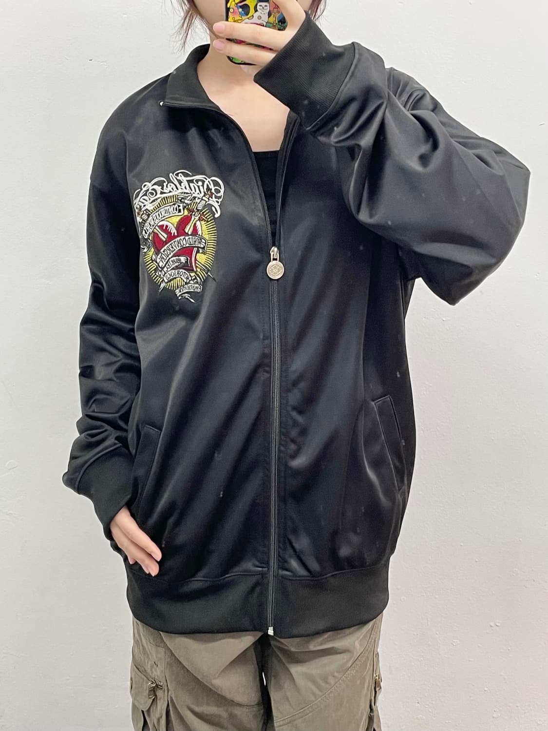 JPN 올드스쿨 자수 트랙집업 상품이미지6