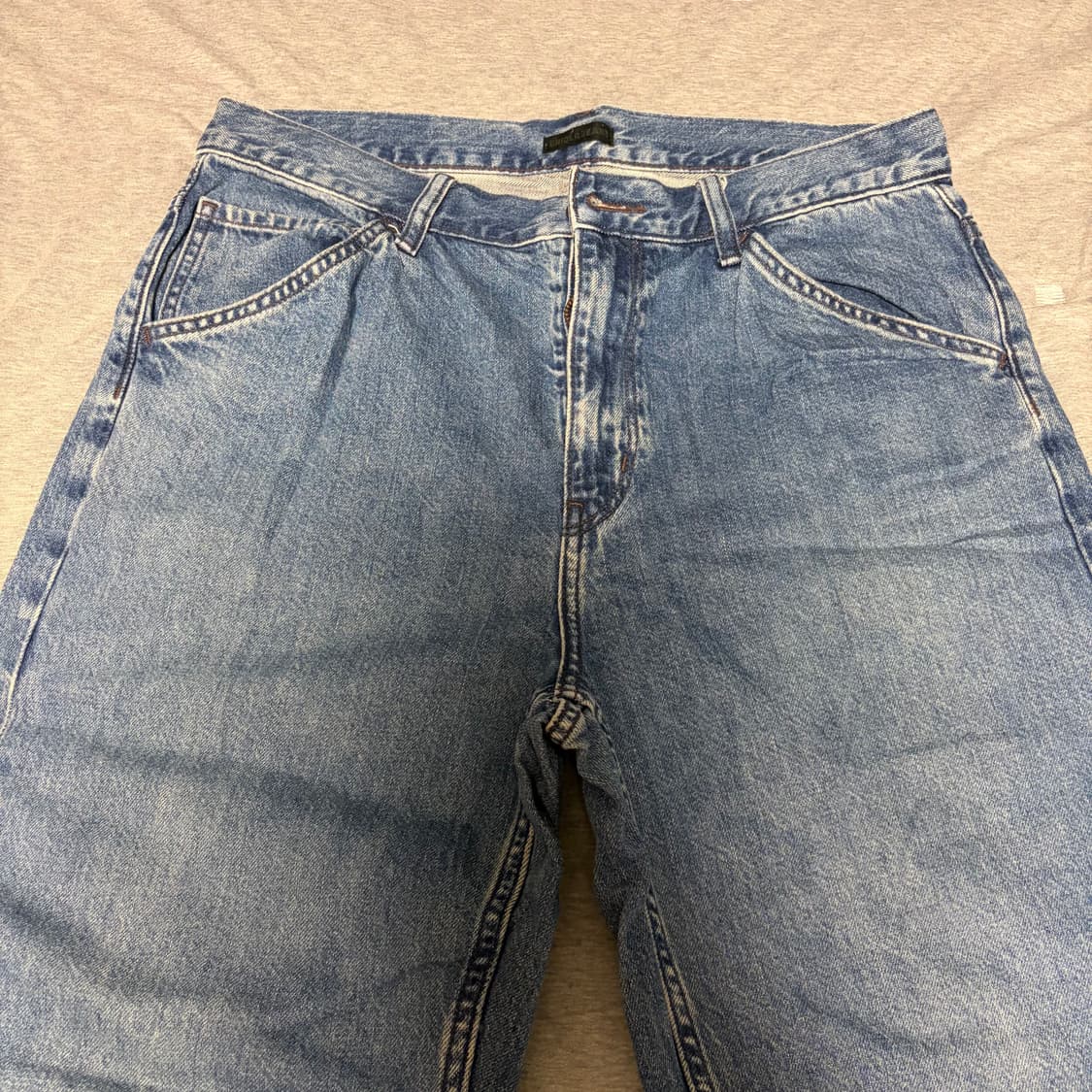 [32] 유니클로 와이드팬츠 진청  상품이미지2