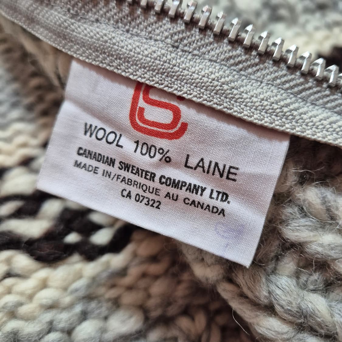 Canadian sweater 사슴 패턴 캐나다 코위찬ML 상품이미지6