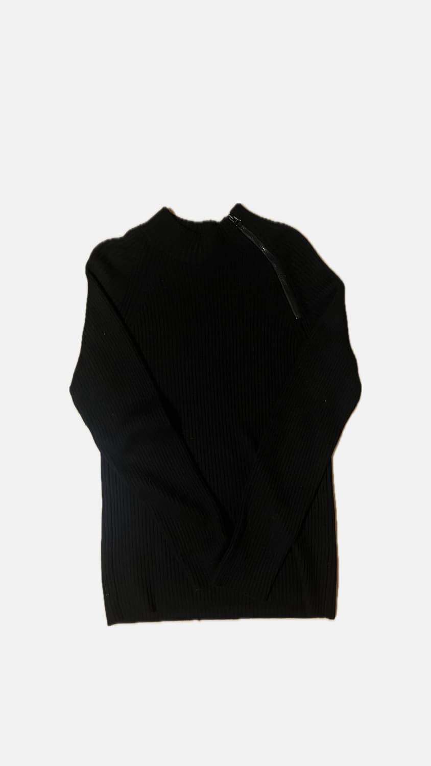 아르마니 사선 니트 집업 상품이미지1