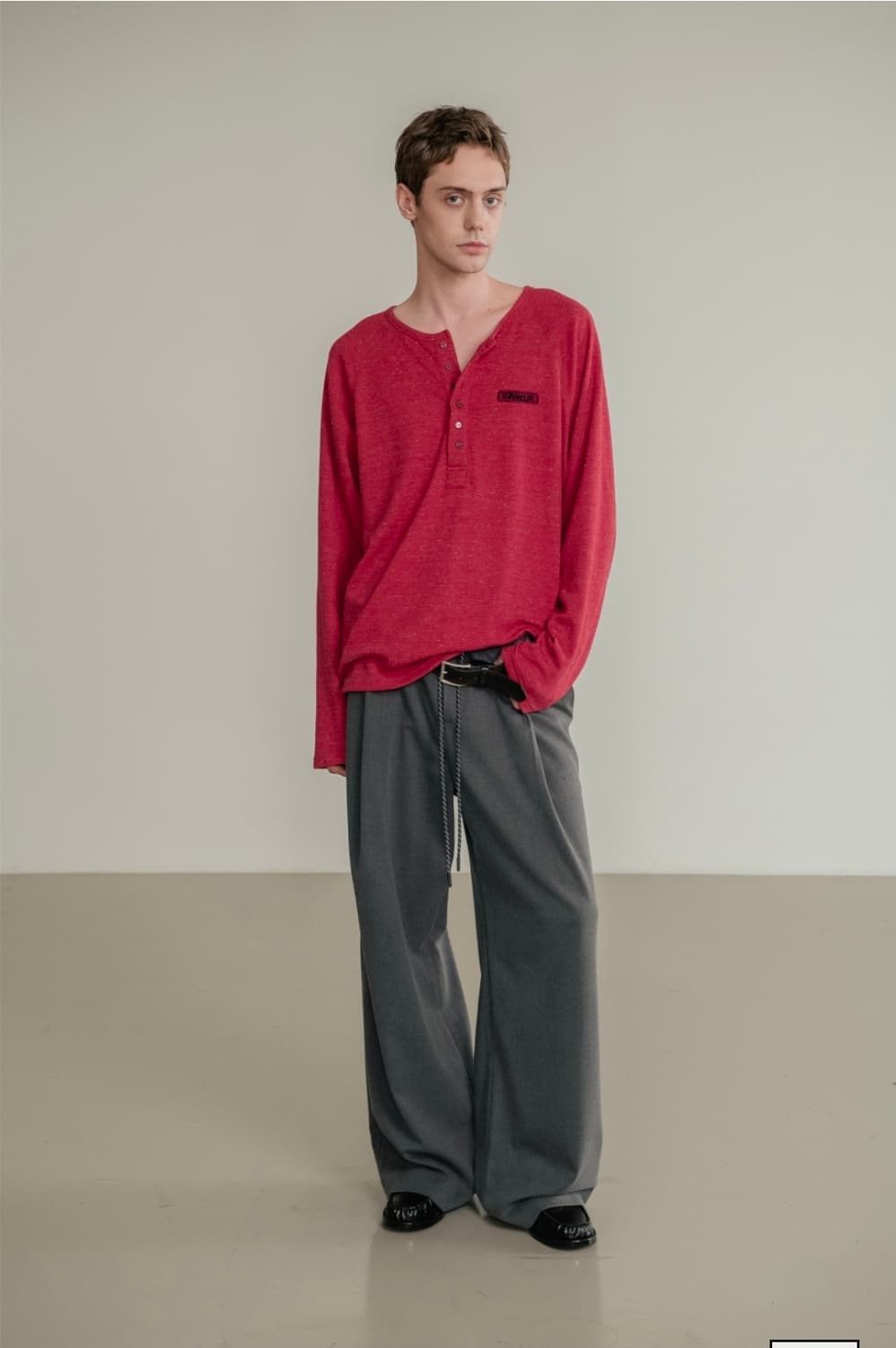 [새제품] m 신앤리 헨리넥 티셔츠 상품이미지3