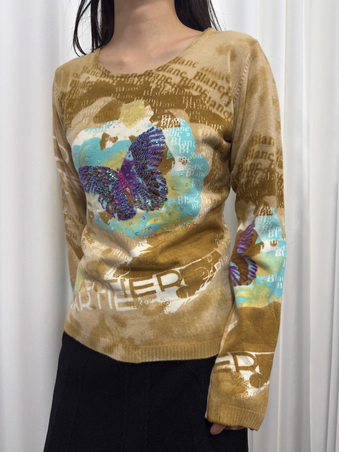 clin clin design knit top 상품이미지3