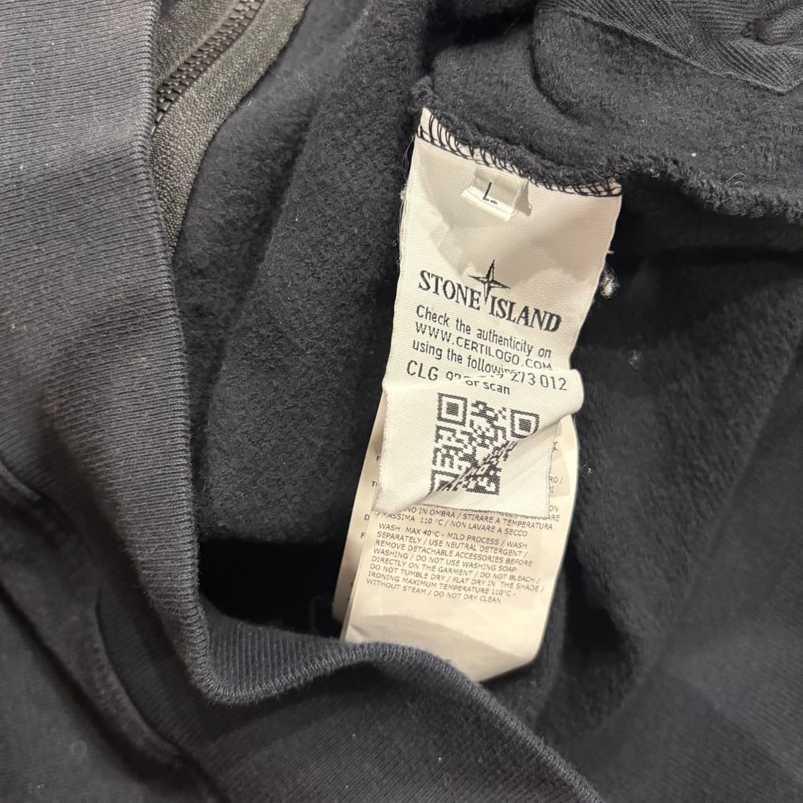 스톤아일랜드 포켓 잠금 블랙 후디 집업자켓 상품이미지10