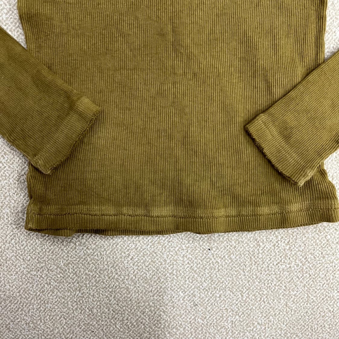 S 캘빈클라인 빈티지 워싱 골지 티셔츠 0203M1 상품이미지5