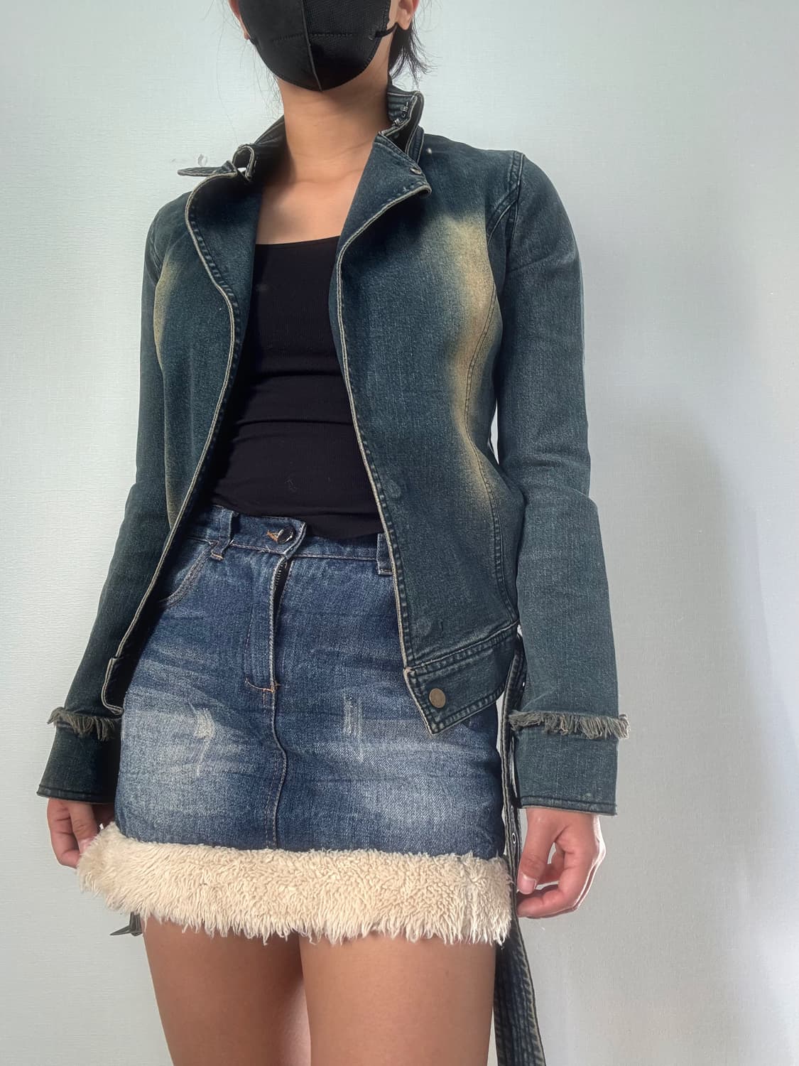 빈티지 데님 자켓 상품이미지4