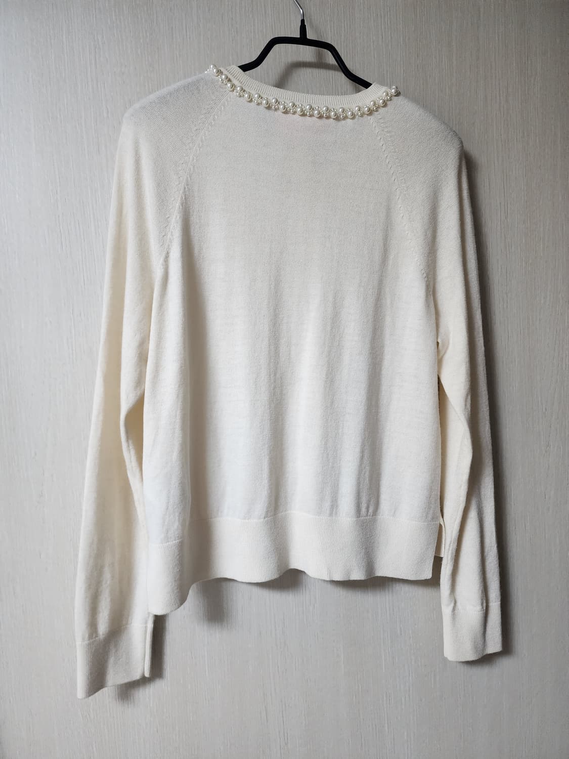 시몬로샤 h&m 울 실크 블렌드 가디건 XS 크림 상품이미지2