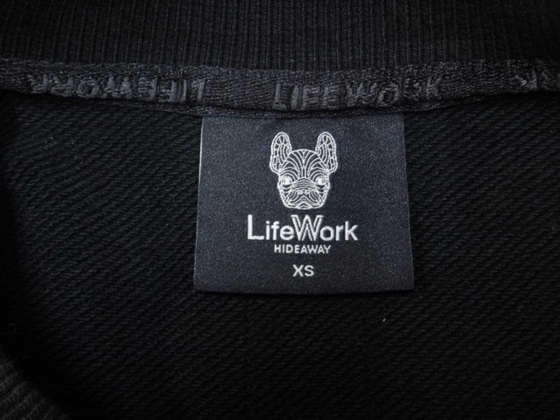 (XS) 라이프워크 모노그램 패턴 맨투맨 제트블랙 상품이미지8