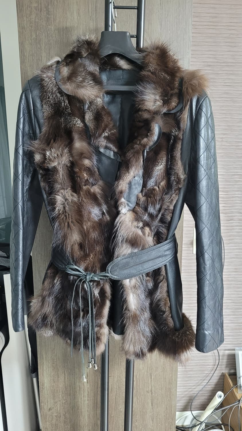 쉬즈미즈  양가죽  리얼폭스 가죽자켓-66사이즈 상품이미지2