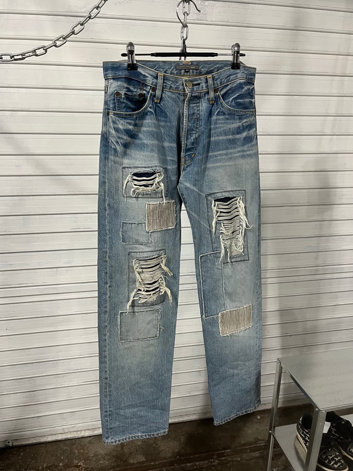 smork destroyed repair denim /japan made 상품이미지3