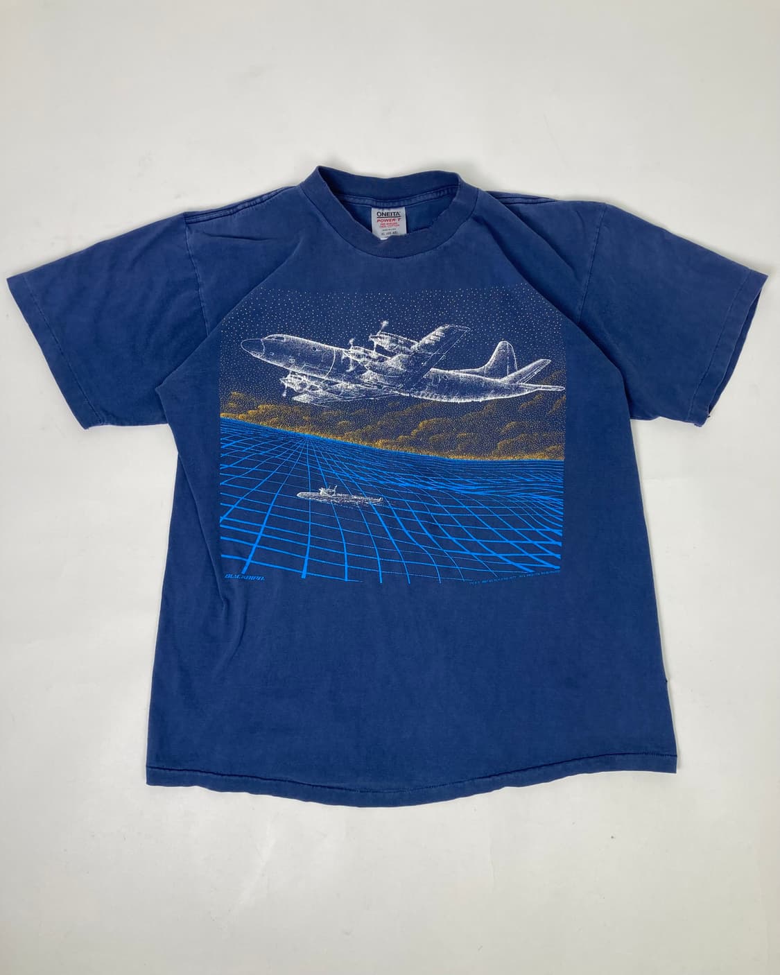 80s Single Stitched Tee (navy) 상품이미지1