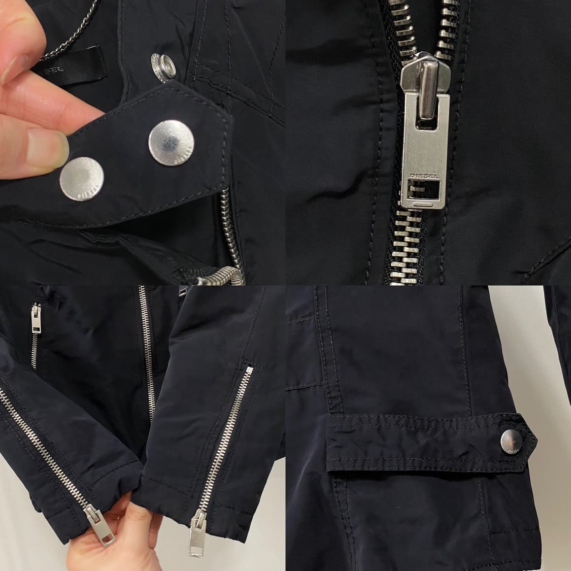 디젤 폴리쉘 바이커 자켓 매장판 상품이미지6