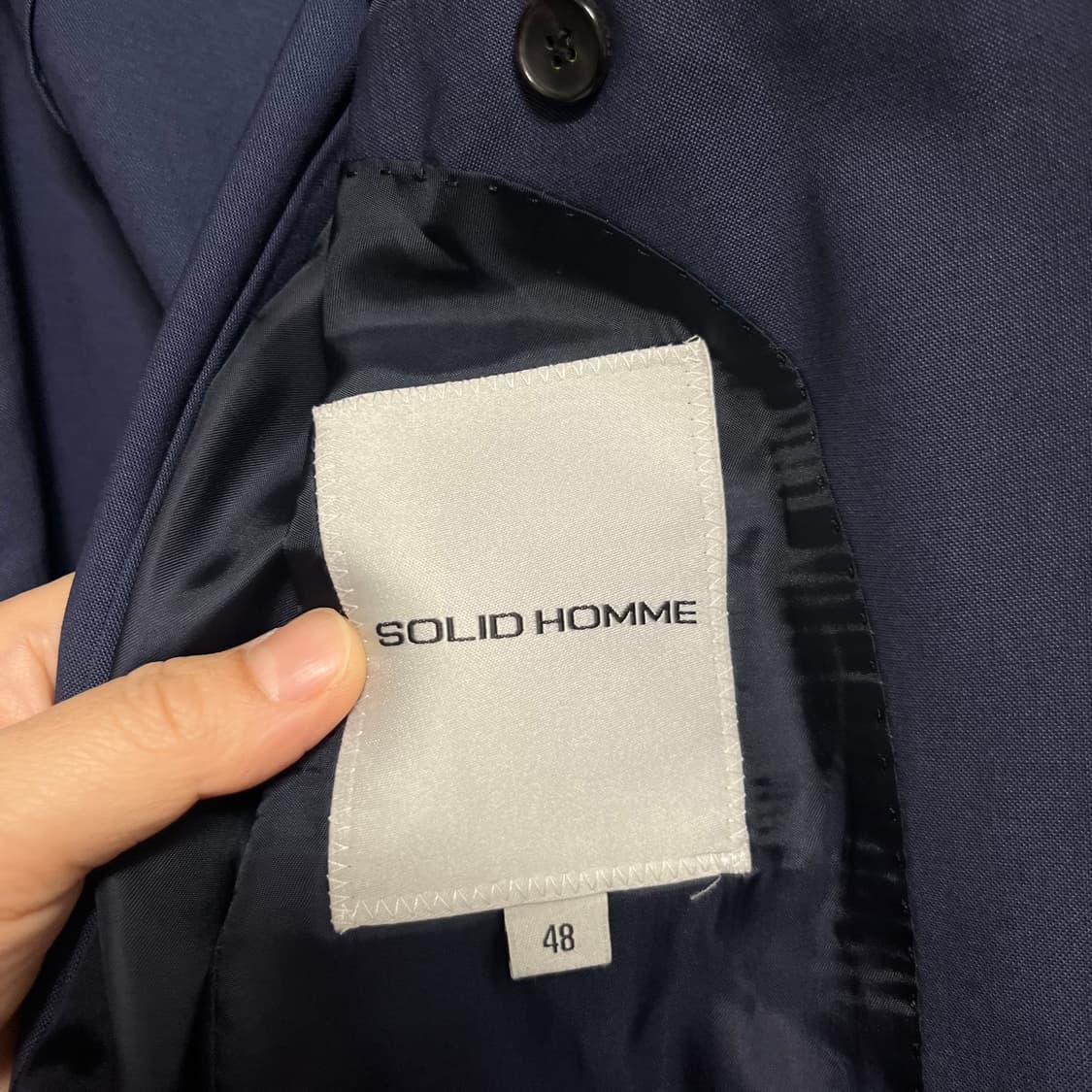 솔리드옴므 제냐 콜라보 레이온 자켓 Eu48 상품이미지2