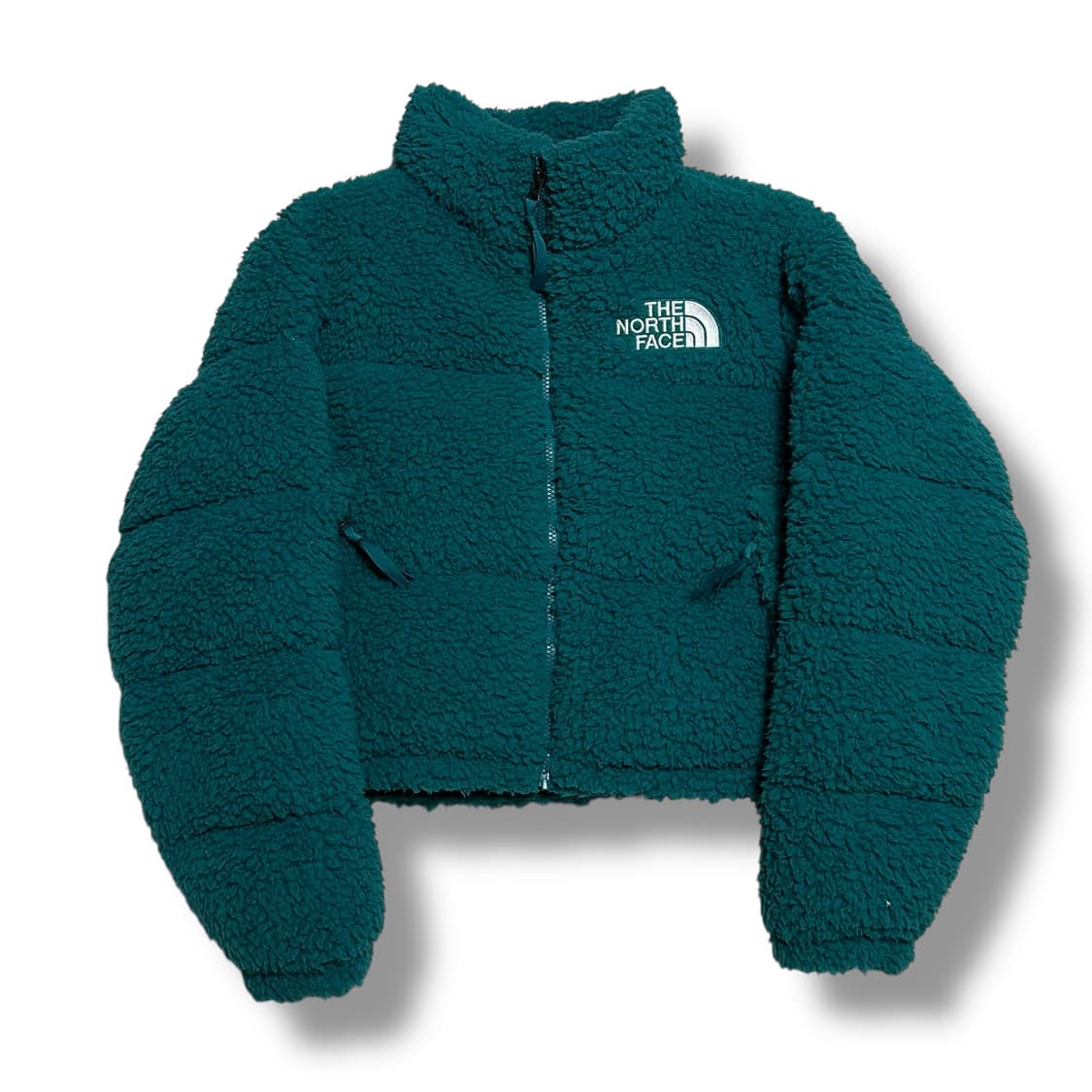 The North Face 여성용 에메랄드 그린 뽀글이 하이파일 리사이클 상품이미지1