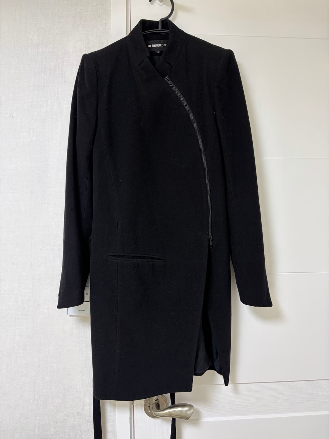 앤드뮐미스터 곡선 지퍼 코트 상품이미지3