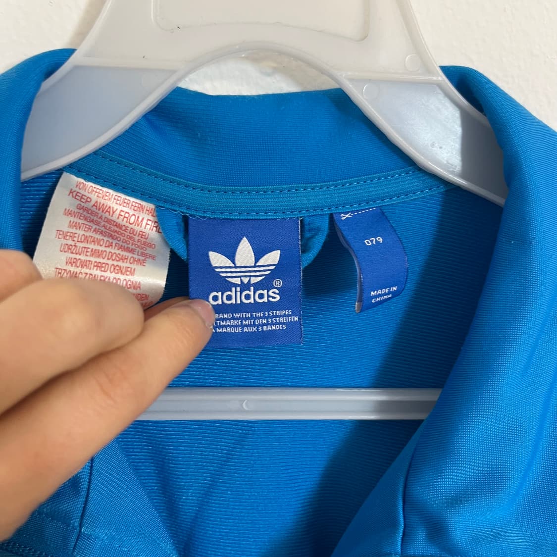 Adidas sky blue Firebird jersey 상품이미지6