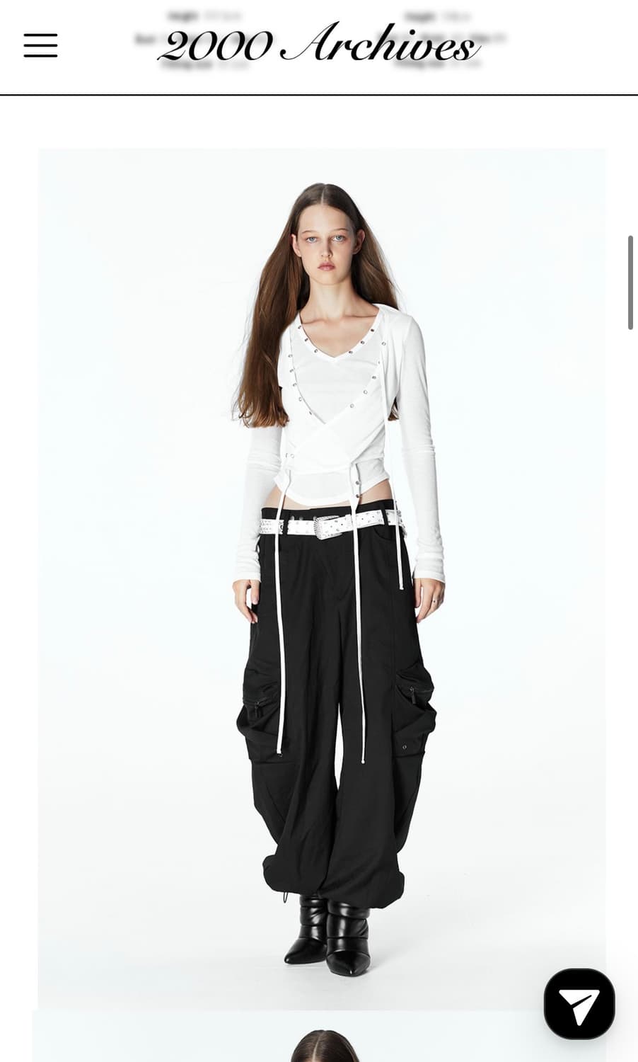 2000아카이브 ceretti string top 상품이미지2