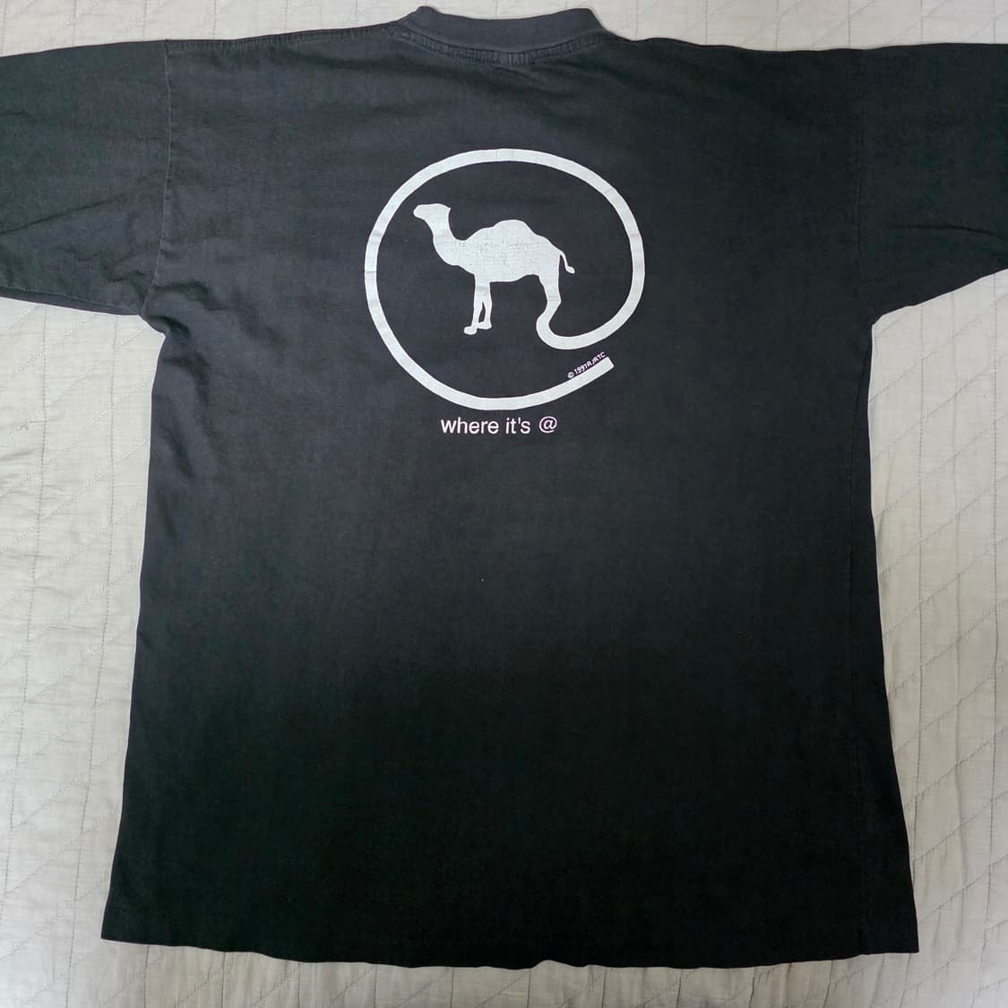 [XL] 90s 카멜 포켓 프로모 티셔츠 ver. fit like L 상품이미지1