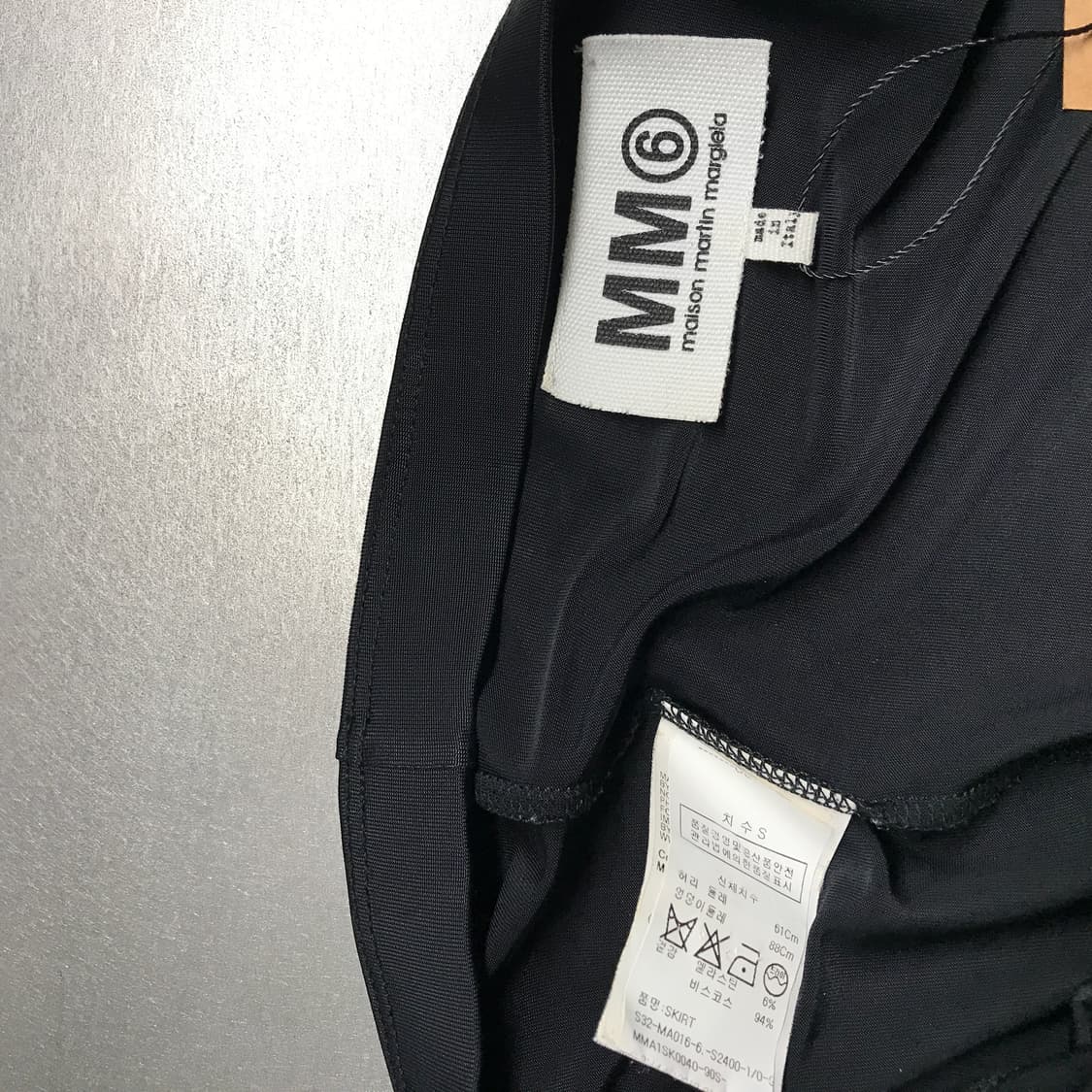 MM6 마르지엘라 블랙 스커트 S(W) 상품이미지6
