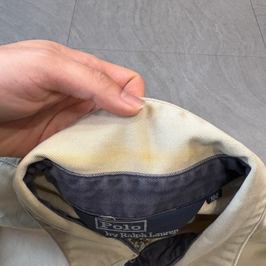 폴로 정품 베이지 스윙톱 자켓 상품이미지6