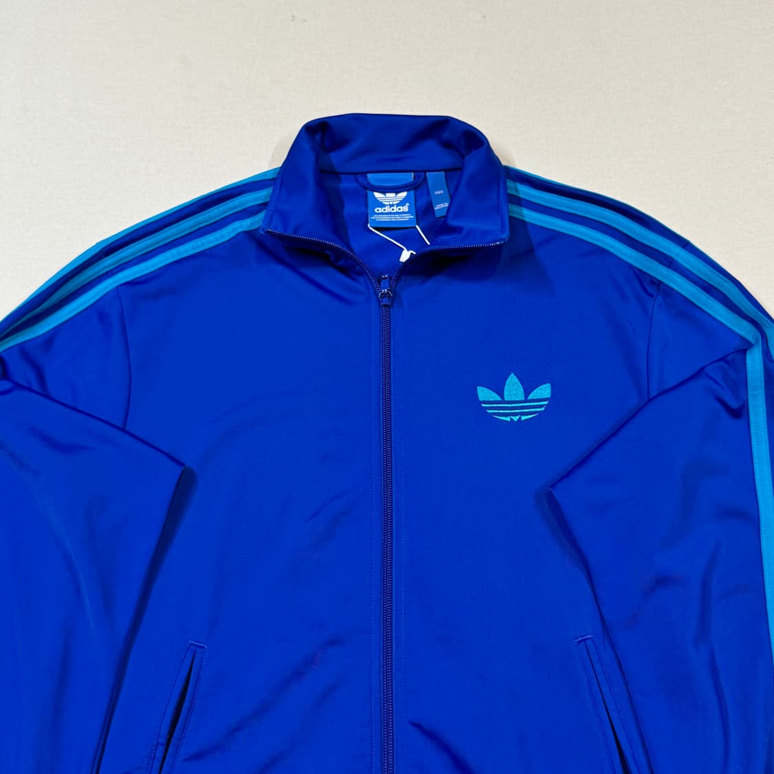 95) 아디다스 파이어버드 삼선 져지 트랙탑 집업 블루 A2 상품이미지3