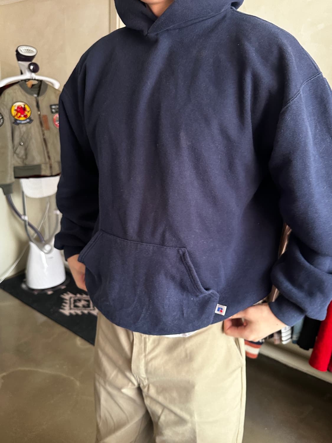 90’s russell blank hoodie  상품이미지2