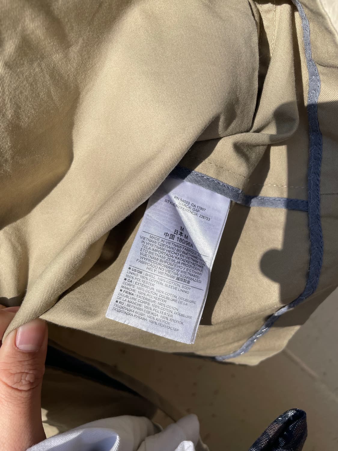 올드 갭 투버튼 블레이저 테일러드 자켓 상품이미지3