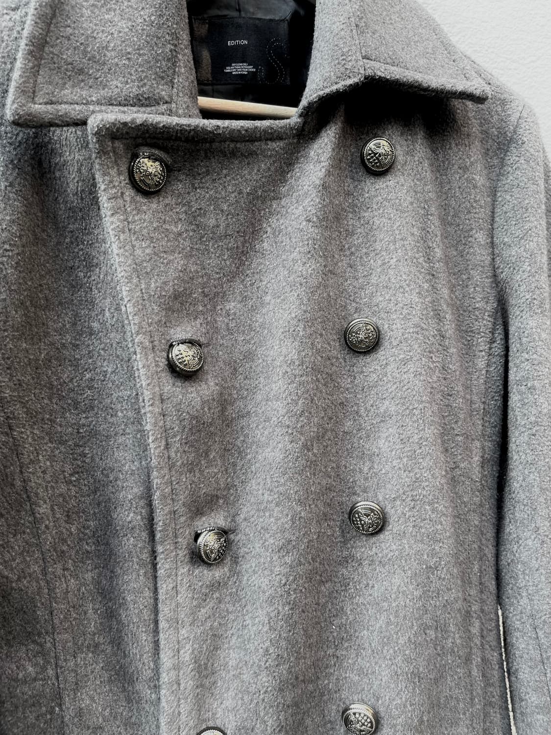 Edition 더블버튼 하프코트 상품이미지4