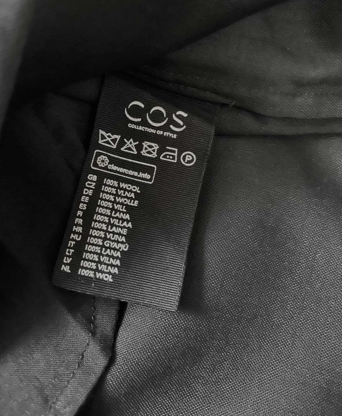 COS Black Sleeveless 100% Wool Dress 상품이미지6