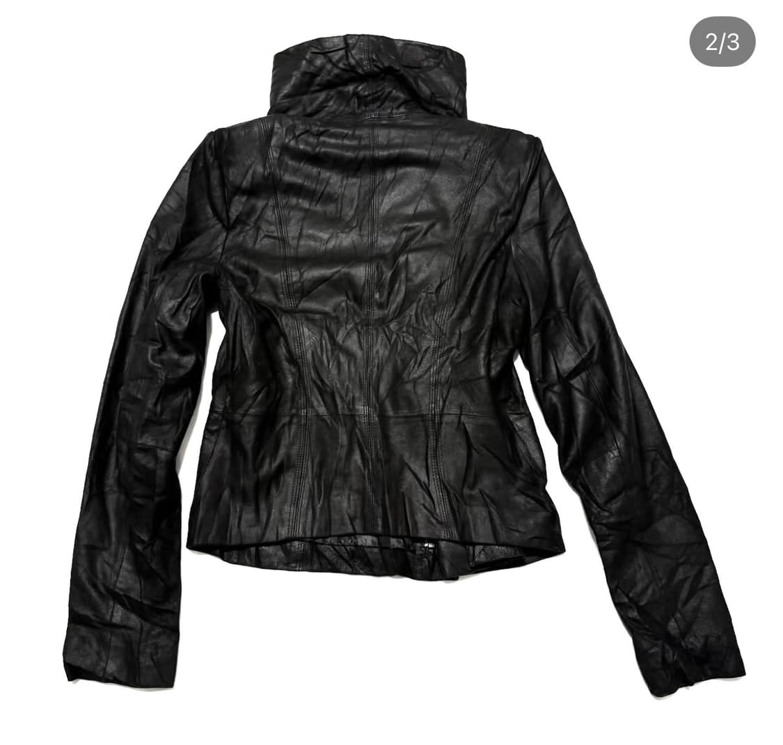 Duras - 염소가죽 하이넥 자켓 상품이미지2