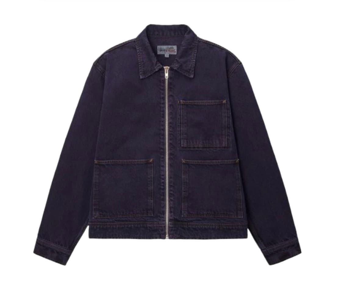 [XL]스투시 데님 워크 자켓 Denim Zip Work Jacket 상품이미지1