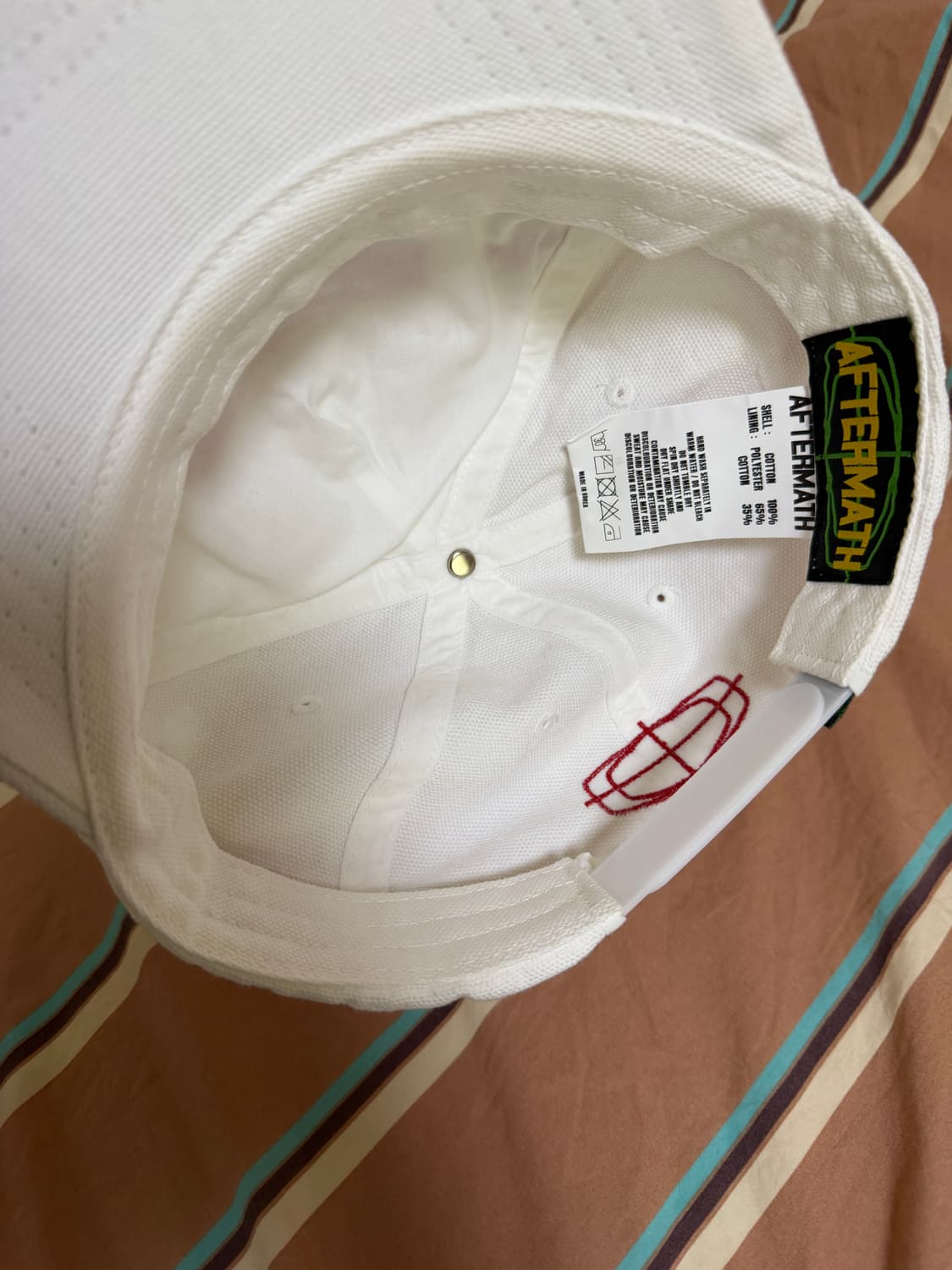 애프터매스 CIGAR 5 PANEL BALL CAP 오프화이트 컬러 상품이미지3