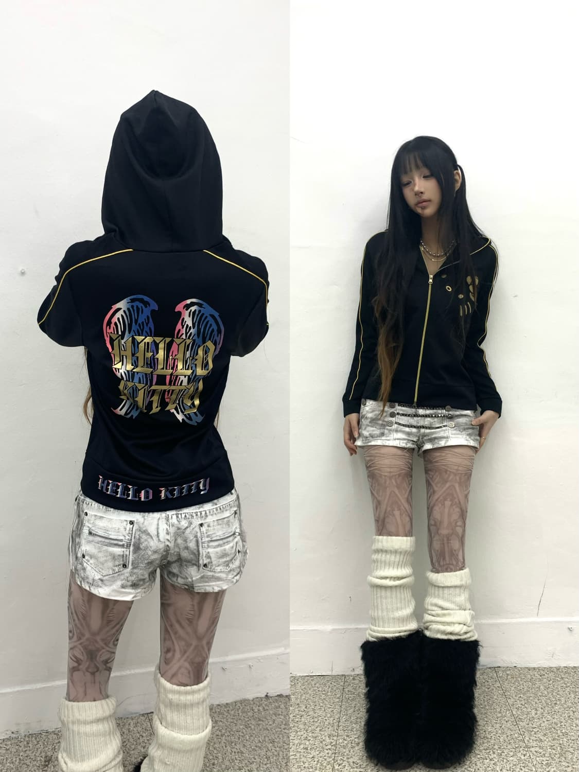 Hello Kitty devil hood jersey   상품이미지1