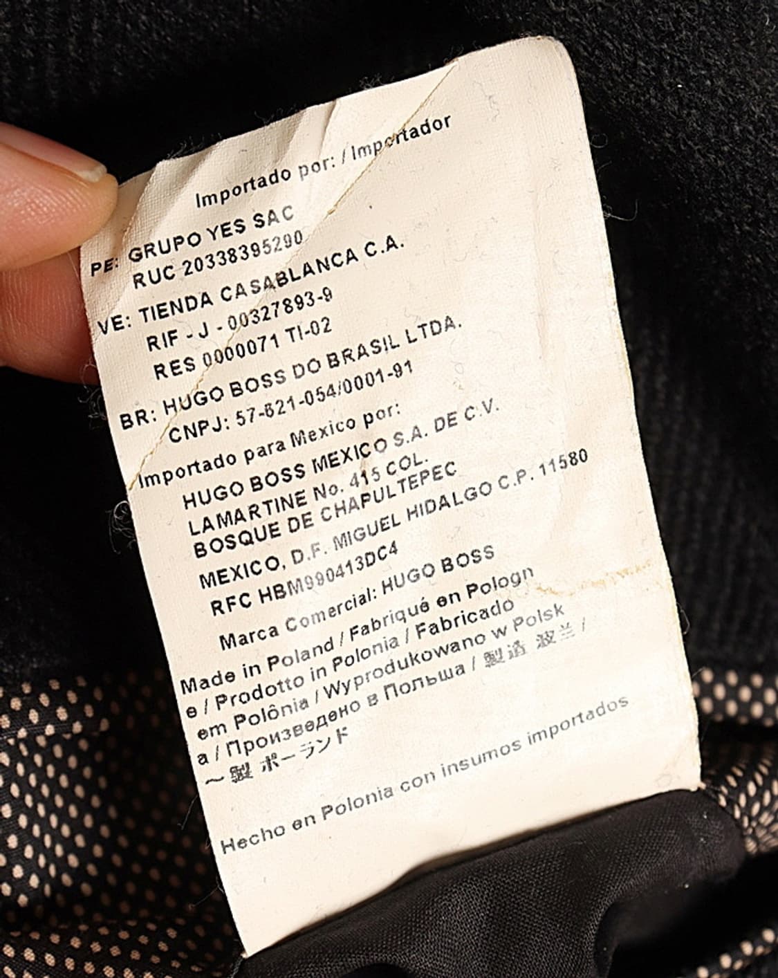 HUGO BOSS Herringbone Wool Coat 상품이미지9