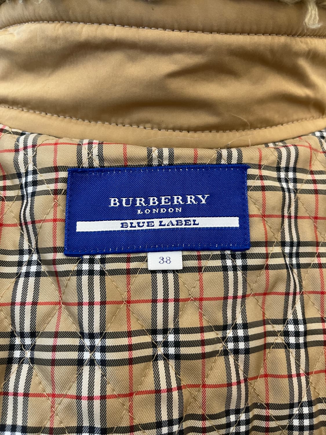 버버리 블루라벨 퍼 트리밍 하이넥 자켓 상품이미지9