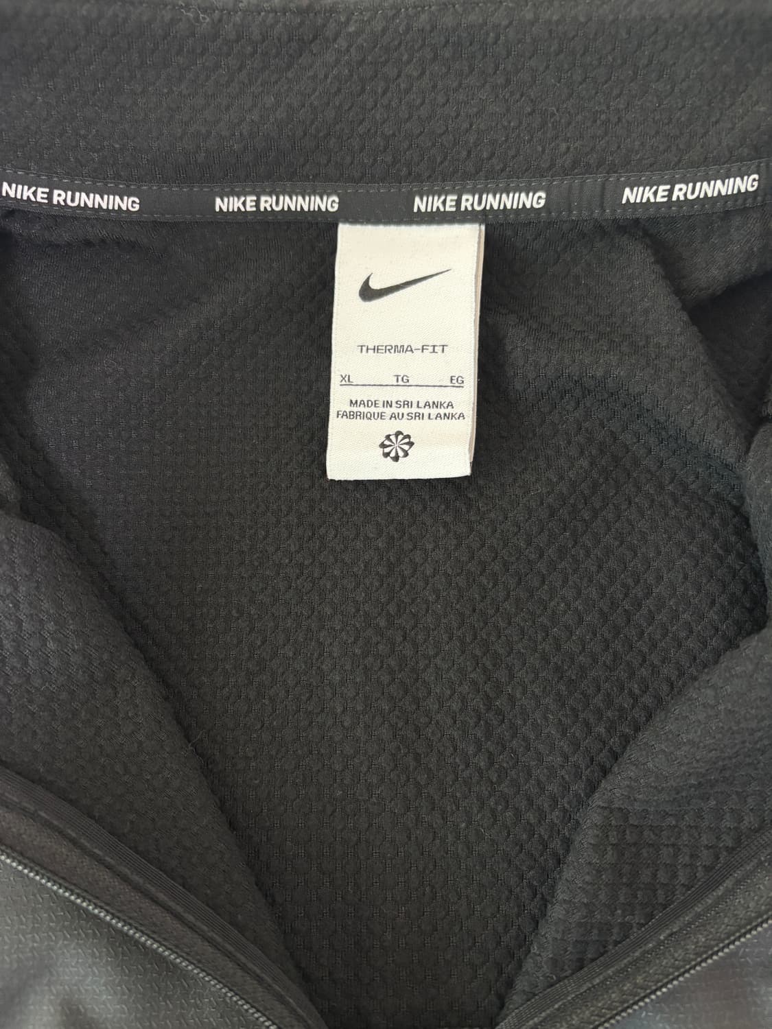 [XL] 나이키 스피어 엘리먼트 써마핏 하프 집 러닝 탑 블랙 상품이미지7
