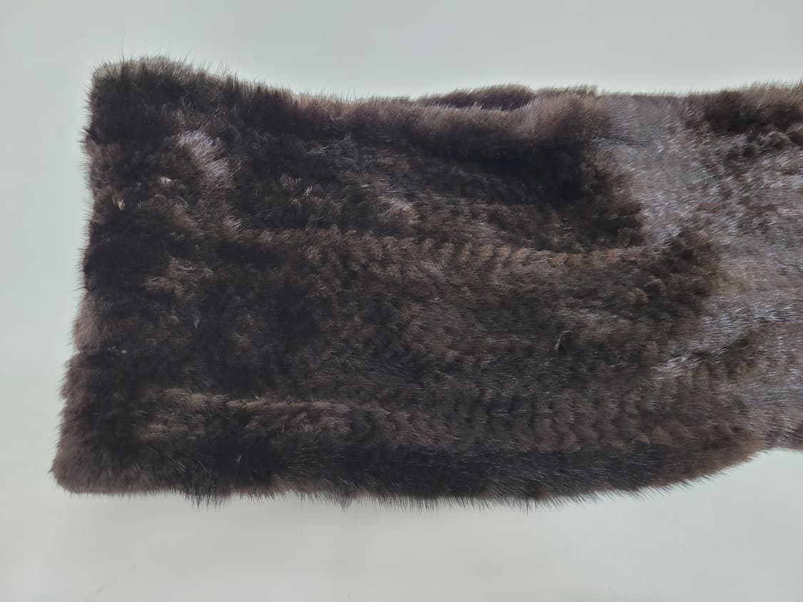 천연 밍크 머플러 / 총장 170 다크브라운  상품이미지6