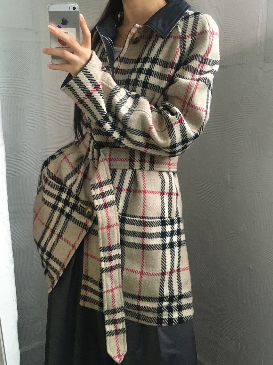 Burberry 런던 노바체크 리버시블 울 자켓 상품이미지3