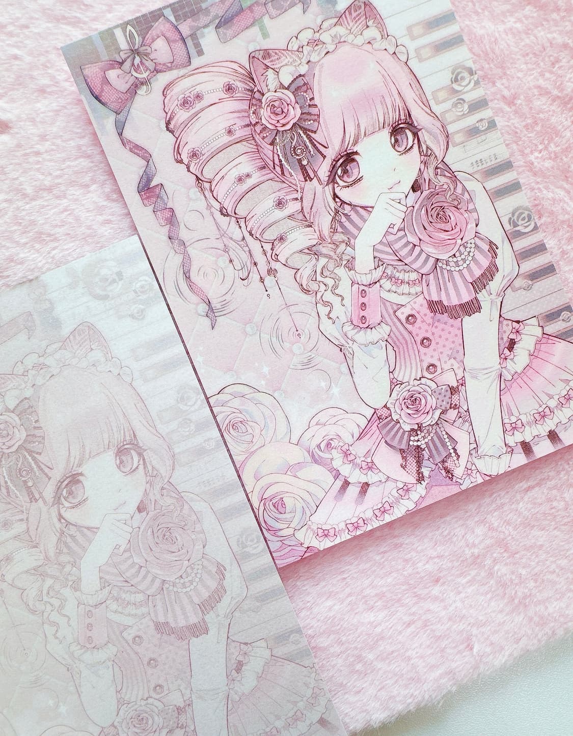 [rubyrinth] 멜로디 로즈 엽서 상품이미지4