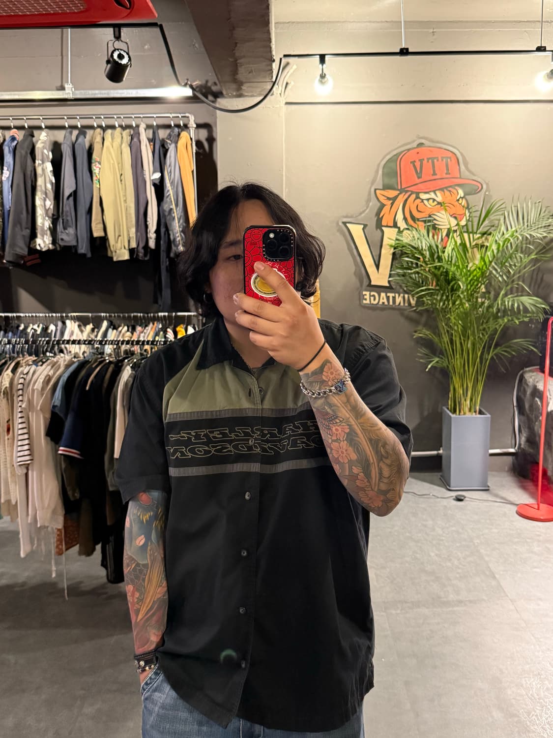 HARLEY DAVIDSON 할리데이비슨 레이싱 라이더 반팔셔츠 상품이미지1