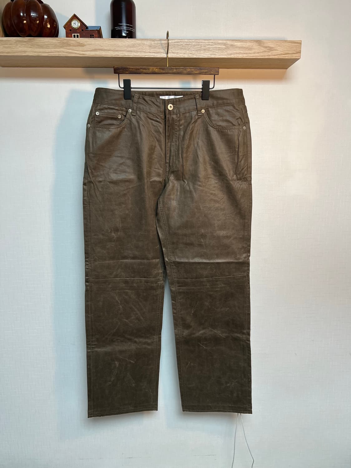 리트 레더 팬츠 상품이미지1