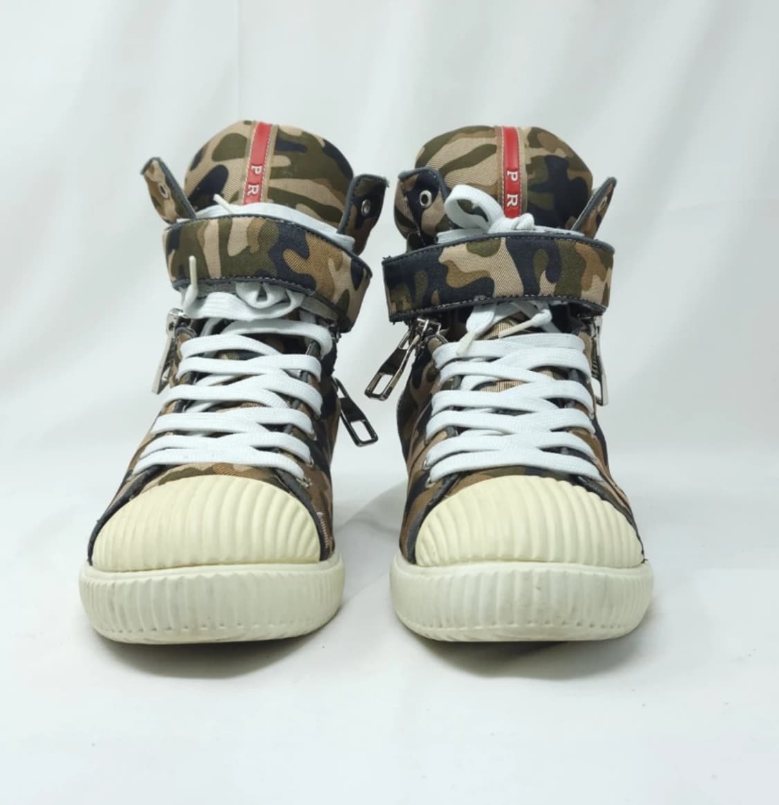 프라다 더블지퍼 하이탑 스니커즈 운동화 240 상품이미지6