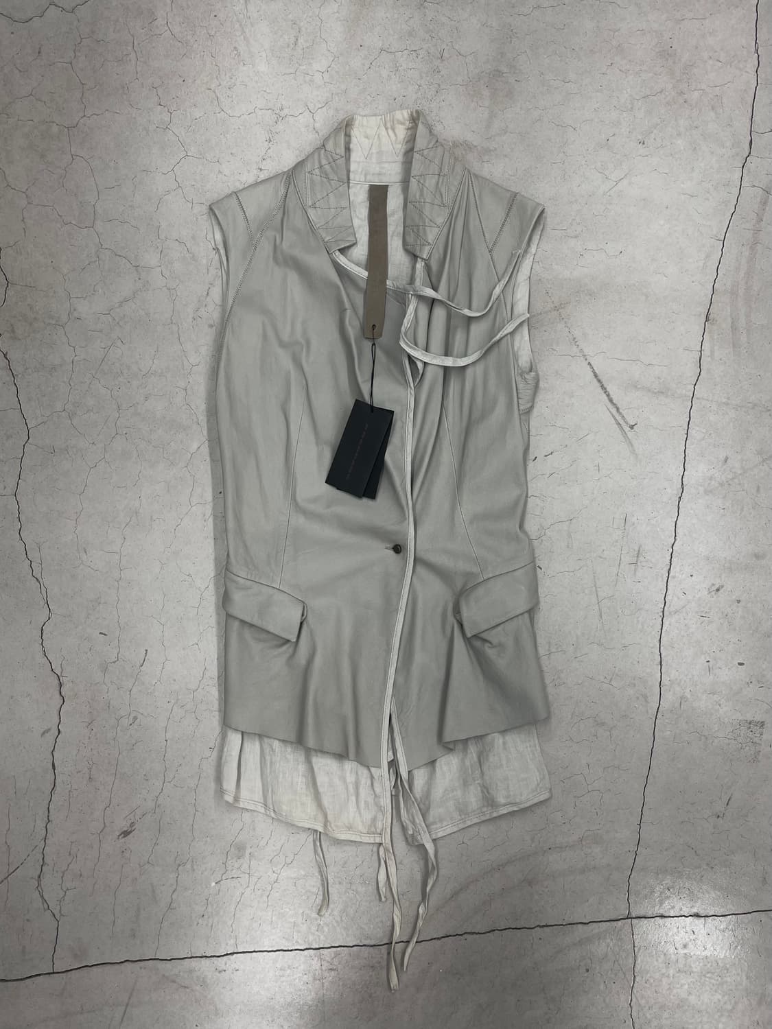 Isaac sellam deerskin vest 상품이미지1